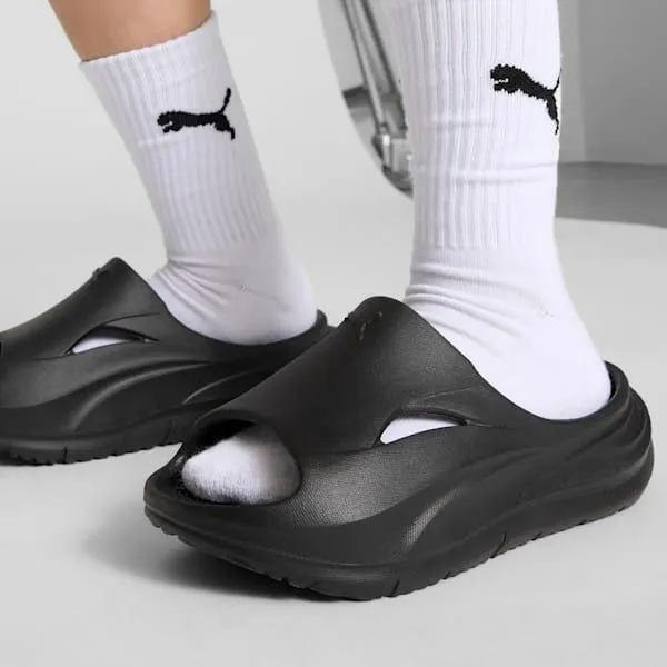 Puma Kids SOFTRIDE Zero Big 039 Slide Sneakers Puma Black 8211 Kids