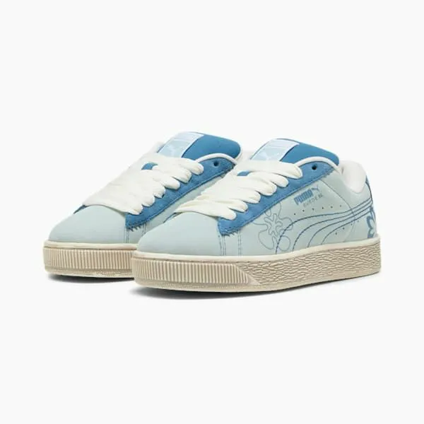 Puma Kids Suede XL Skater Bloom Big 039 Sneakers Frosted Dewblue Horizon 8211 Kids
