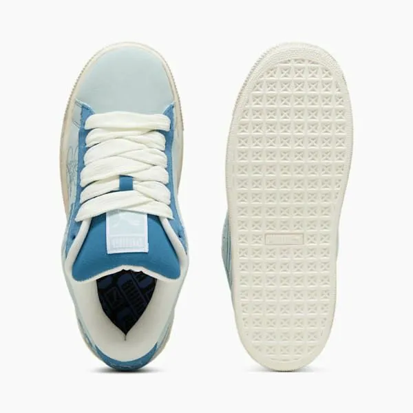 Puma Kids Suede XL Skater Bloom Big 039 Sneakers Frosted Dewblue Horizon 8211 Kids