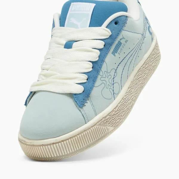 Puma Kids Suede XL Skater Bloom Big 039 Sneakers Frosted Dewblue Horizon 8211 Kids