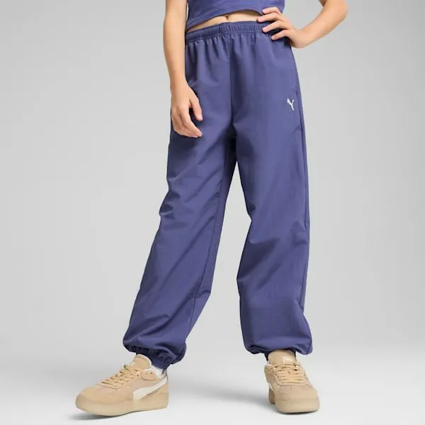Puma Kids Wardrobe Essentials Big 039 Relaxed Woven Pants Blue Crystal 8211 Kids Puma Kids Wardrobe Essentials Big 039 Relaxed Woven Pants Blue Crystal 8211 Kids
