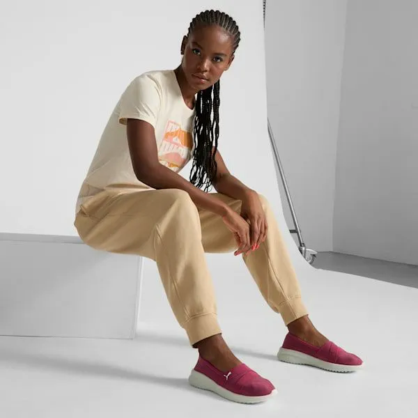 Puma Lifestyle Adelina 2 039s SlipOn Shoes Portwarm White 8211 Women