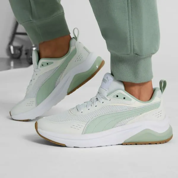 Puma Lifestyle Amplifier Retro 039s Sneakers Feather Graygreen Fogvapor Gray 8211 Women