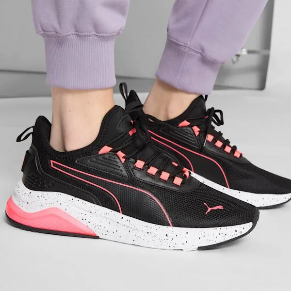Puma Lifestyle Amplifier Speckle 039s Sneakers Puma Blacksunset Glow 8211 Women