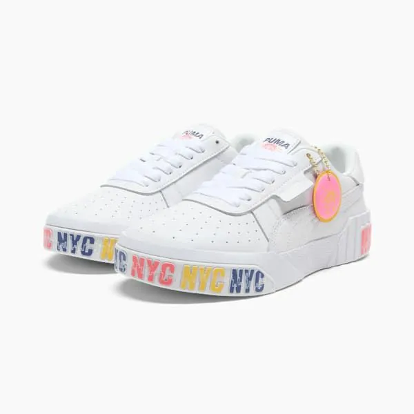Puma Lifestyle Cali B NYC Flagship 039s Sneakers Puma Whitepeach Frost 8211 Women