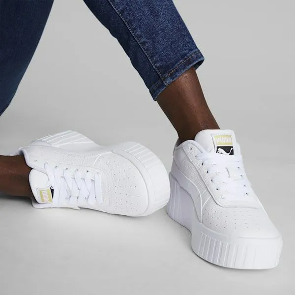 Puma Lifestyle Cali Wedge 039s Wedge Sneakers Puma Whitepuma White 8211 Women