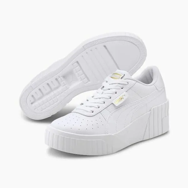 Puma Lifestyle Cali Wedge 039s Wedge Sneakers Puma Whitepuma White 8211 Women