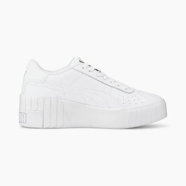 Puma Lifestyle Cali Wedge 039s Wedge Sneakers Puma Whitepuma White 8211 Women