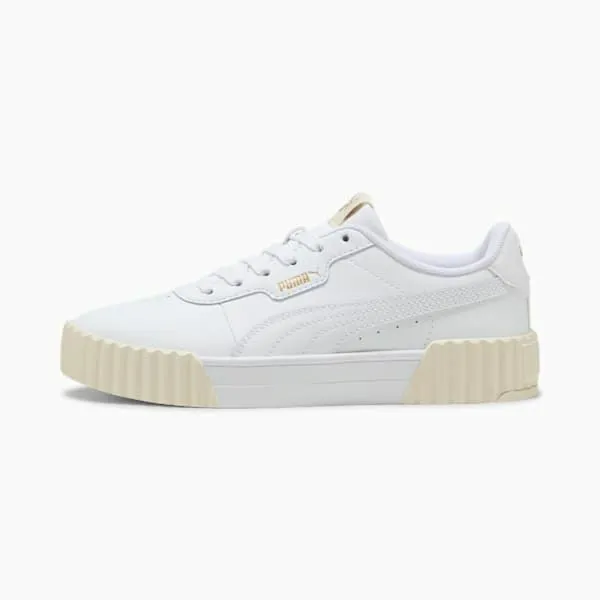 Puma Lifestyle Carina 30 039s Sneakers Puma Whitealpine Snowpuma Gold 8211 Women Puma Lifestyle Carina 30 039s Sneakers Puma Whitealpine Snowpuma Gold 8211 Women