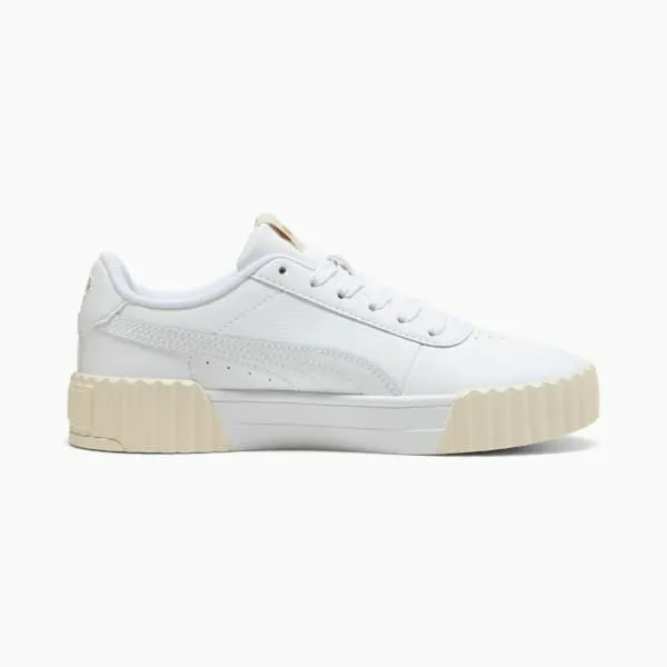Puma Lifestyle Carina 30 039s Sneakers Puma Whitealpine Snowpuma Gold 8211 Women Puma Lifestyle Carina 30 039s Sneakers Puma Whitealpine Snowpuma Gold 8211 Women
