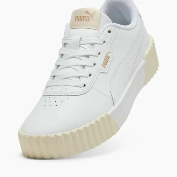 Puma Lifestyle Carina 30 039s Sneakers Puma Whitealpine Snowpuma Gold 8211 Women Puma Lifestyle Carina 30 039s Sneakers Puma Whitealpine Snowpuma Gold 8211 Women