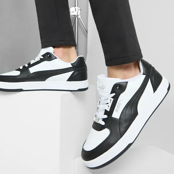 Puma Lifestyle Caven 20 Lux 039s Sneakers Puma Blackpuma Silverpuma White 8211 Men