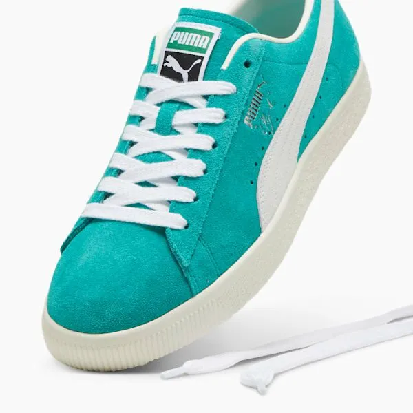 Puma Lifestyle Clyde OG Sneakers Spectra Greenfrosted Ivorypuma White 8211 Men