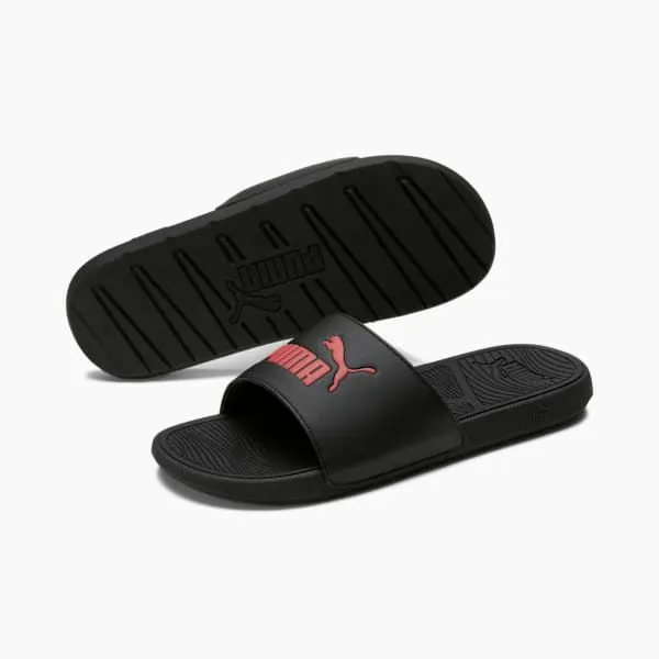 Puma Lifestyle Cool Cat 20 039s Slides Puma Blackpuma Red 8211 Men