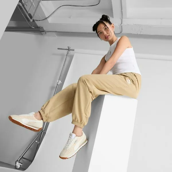 Puma Lifestyle Easy Rider Knit 039s Sneakers Warm Whitepuma Whiteoak Branch 8211 Women