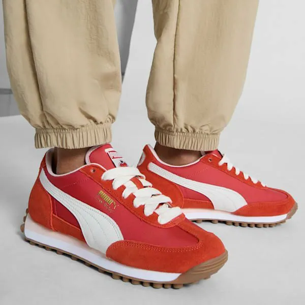 Puma Lifestyle Easy Rider Lovers 039s Sneakers Red Firewarm White 8211 Women Puma Lifestyle Easy Rider Lovers 039s Sneakers Red Firewarm White 8211 Women