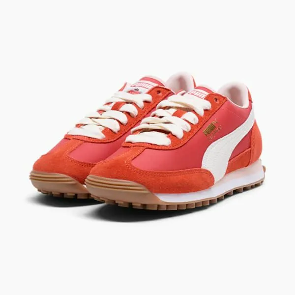 Puma Lifestyle Easy Rider Lovers 039s Sneakers Red Firewarm White 8211 Women Puma Lifestyle Easy Rider Lovers 039s Sneakers Red Firewarm White 8211 Women