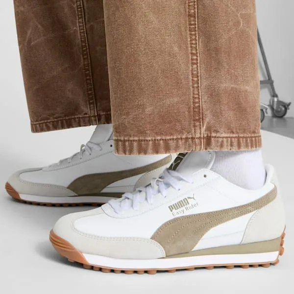 Puma Lifestyle Easy Rider Mix Sneakers Puma Whitevelvet Moss 8211 Women