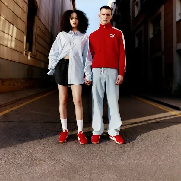 Puma Lifestyle Easy Rider Vintage Sneakers Puma Redpuma White 8211 Women