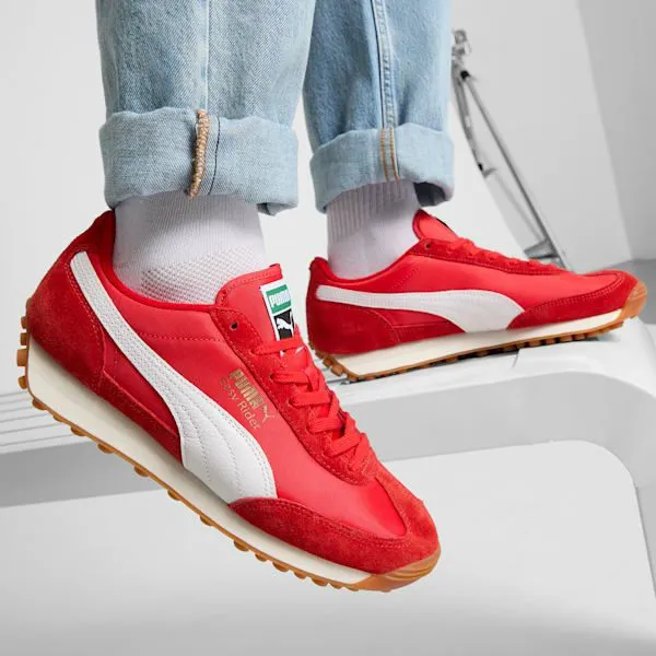 Puma Lifestyle Easy Rider Vintage Sneakers Puma Redpuma White 8211 Women