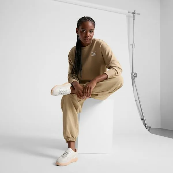 Puma Lifestyle Palermo Leather 039s Sneakers Warm Whitealpine Snowcashew 8211 Women Puma Lifestyle Palermo Leather 039s Sneakers Warm Whitealpine Snowcashew 8211 Women