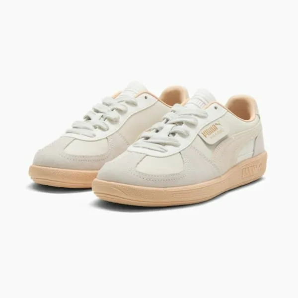 Puma Lifestyle Palermo Leather 039s Sneakers Warm Whitealpine Snowcashew 8211 Women Puma Lifestyle Palermo Leather 039s Sneakers Warm Whitealpine Snowcashew 8211 Women