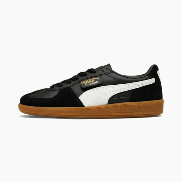 Puma Lifestyle Palermo Leather Sneakers Puma Blackfeather Graygum 8211 Women