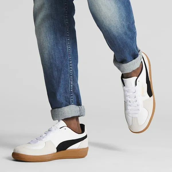 Puma Lifestyle Palermo Leather Sneakers Puma Whitevapor Graygum 8211 Women