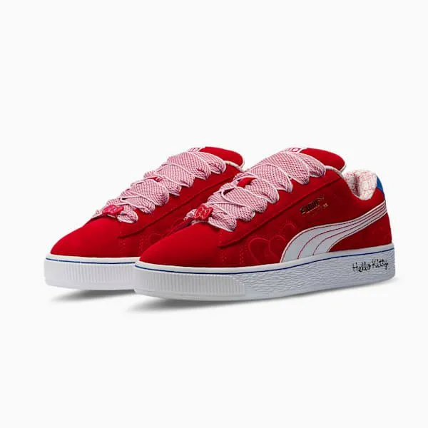 Puma Lifestyle PUMA X HELLO KITTY AND FRIENDS Suede XL Red Bow 039s Sneakers For All Time Redpuma Whitemountain Blue 8211 Women Puma Lifestyle PUMA X HELLO KITTY AND FRIENDS Suede XL Red Bow 039s Sneakers For All Time Redpuma Whitemountain Blue 8211 Women