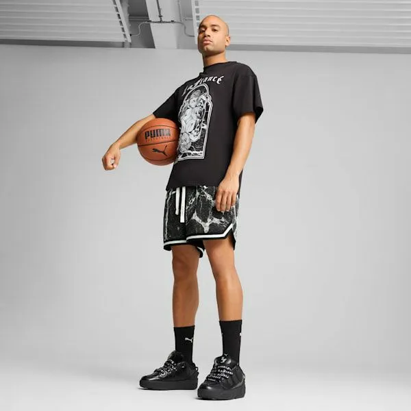 Puma Lifestyle PUMA X LAMELO BALL LaFranc Black Written In Chrome Sneakers Puma Blacksilver Mistpuma Silver 8211 Women