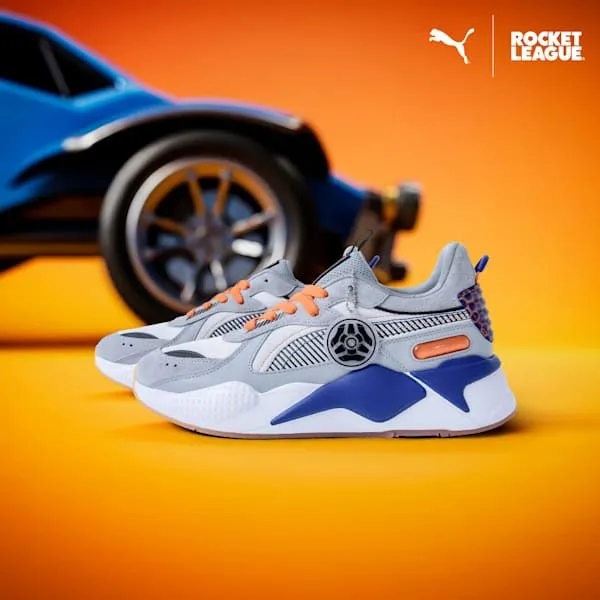 Puma Lifestyle PUMA X ROCKET LEAGUE RSX 039s Sneakers Cool Mid Grayshadow Gray 8211 Men