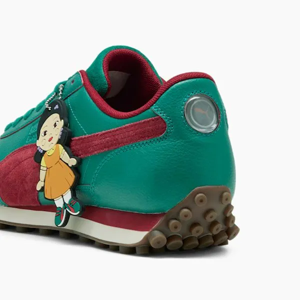 Puma Lifestyle PUMA X SQUID GAME Easy Rider 039s Sneakers Intense Reddark Pine 8211 Men Puma Lifestyle PUMA X SQUID GAME Easy Rider 039s Sneakers Intense Reddark Pine 8211 Men
