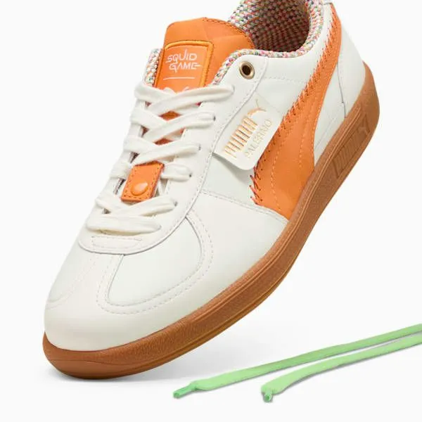 Puma Lifestyle PUMA X SQUID GAME Palermo 039s Sneakers Warm Whitepumpkin Pie 8211 Men Puma Lifestyle PUMA X SQUID GAME Palermo 039s Sneakers Warm Whitepumpkin Pie 8211 Men