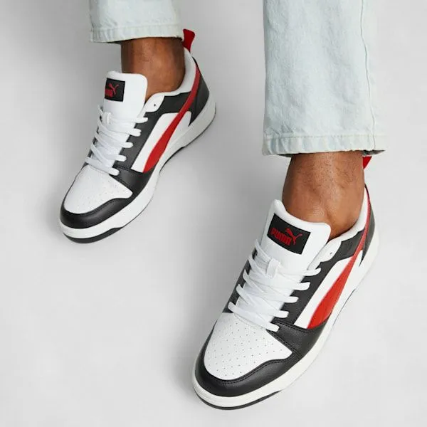 Puma Lifestyle Rebound V6 039s Sneakers Puma Whitefor All Time Redpuma Black 8211 Men Puma Lifestyle Rebound V6 039s Sneakers Puma Whitefor All Time Redpuma Black 8211 Men