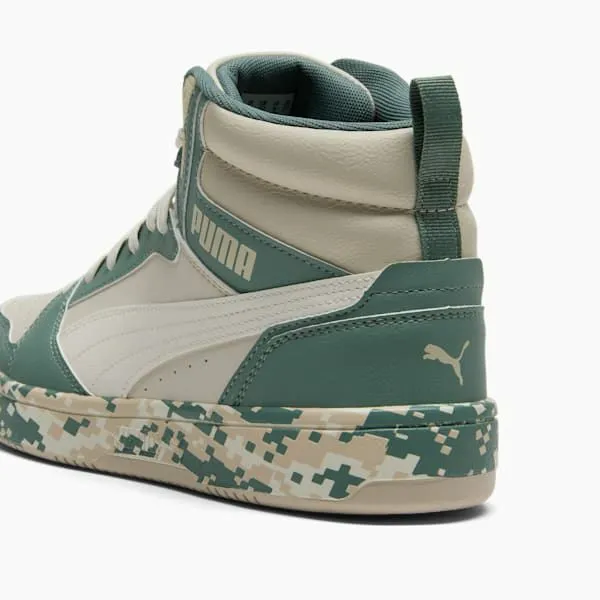 Puma Lifestyle Rebound V6 Camo 039s Sneakers Alpine Snowwarm Whitegreen Moon 8211 Men Puma Lifestyle Rebound V6 Camo 039s Sneakers Alpine Snowwarm Whitegreen Moon 8211 Men