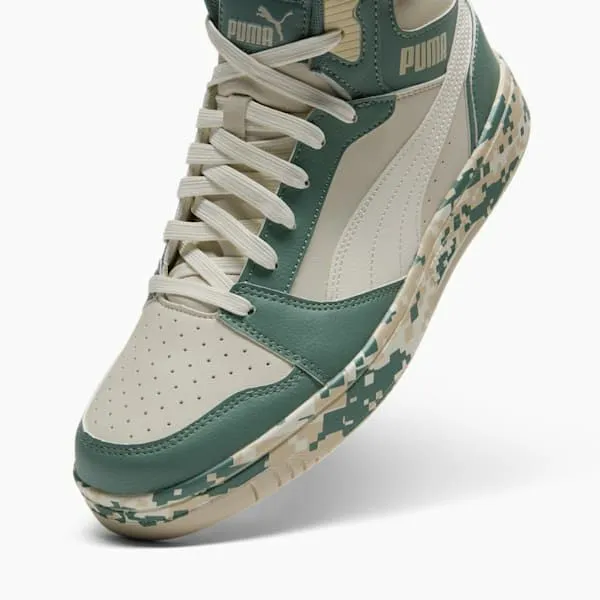 Puma Lifestyle Rebound V6 Camo 039s Sneakers Alpine Snowwarm Whitegreen Moon 8211 Men Puma Lifestyle Rebound V6 Camo 039s Sneakers Alpine Snowwarm Whitegreen Moon 8211 Men