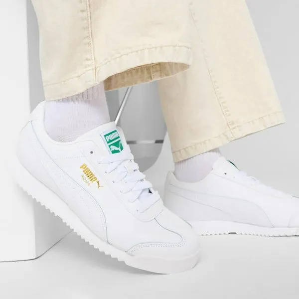 Puma Lifestyle Roma 24 Sneakers Puma Whitearchive Green 8211 Men