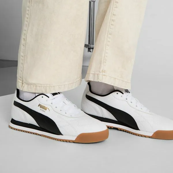 Puma Lifestyle Roma Anniversario 039s Sneakers Puma Whitepuma Blackgum 8211 Men Puma Lifestyle Roma Anniversario 039s Sneakers Puma Whitepuma Blackgum 8211 Men