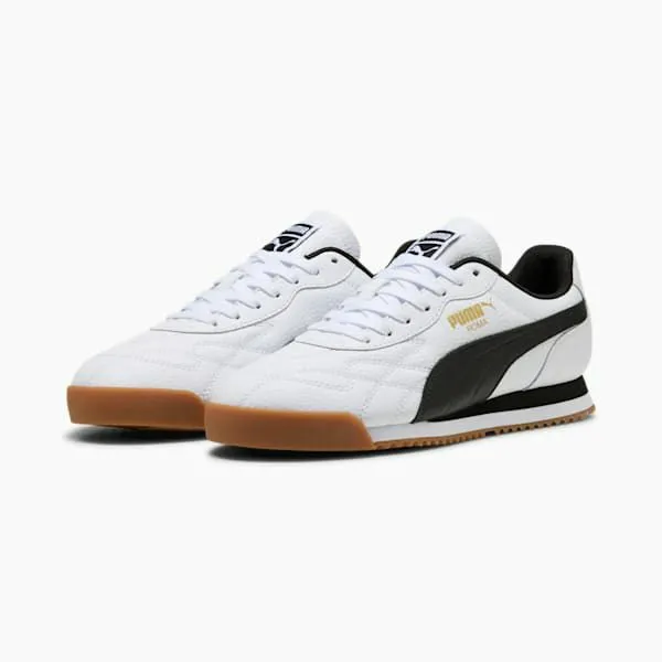 Puma Lifestyle Roma Anniversario 039s Sneakers Puma Whitepuma Blackgum 8211 Men Puma Lifestyle Roma Anniversario 039s Sneakers Puma Whitepuma Blackgum 8211 Men