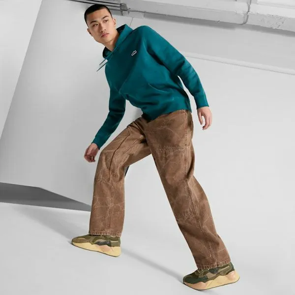 Puma Lifestyle RSX Rain Map Camo Sneakers Olive Drabmyrtlesand Dune 8211 Men Puma Lifestyle RSX Rain Map Camo Sneakers Olive Drabmyrtlesand Dune 8211 Men