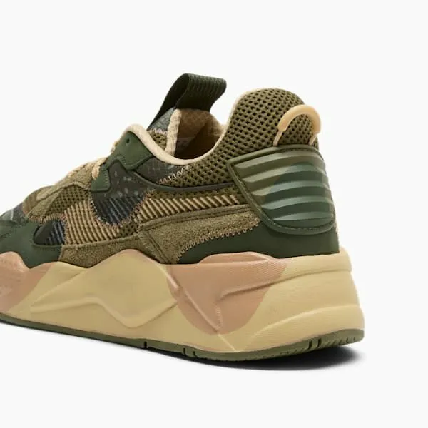 Puma Lifestyle RSX Rain Map Camo Sneakers Olive Drabmyrtlesand Dune 8211 Men Puma Lifestyle RSX Rain Map Camo Sneakers Olive Drabmyrtlesand Dune 8211 Men