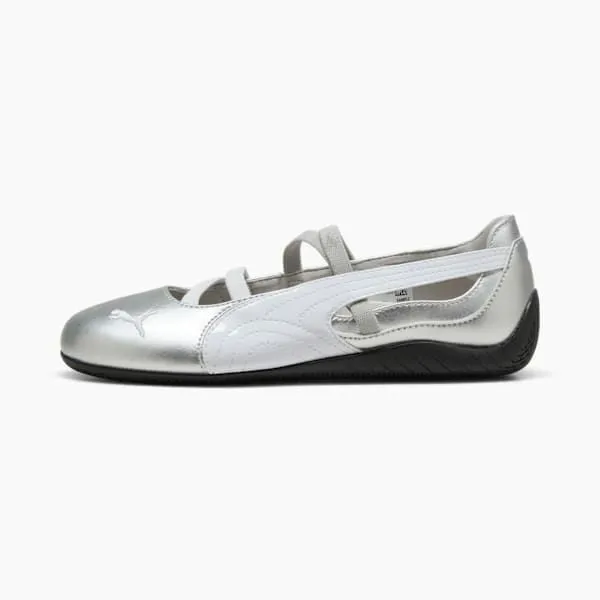Puma Lifestyle Speedcat Ballet Metallic 039s Shoes Puma Silverpuma White 8211 Women Puma Lifestyle Speedcat Ballet Metallic 039s Shoes Puma Silverpuma White 8211 Women