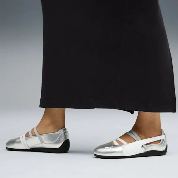 Puma Lifestyle Speedcat Ballet Metallic 039s Shoes Puma Silverpuma White 8211 Women