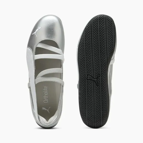 Puma Lifestyle Speedcat Ballet Metallic 039s Shoes Puma Silverpuma White 8211 Women