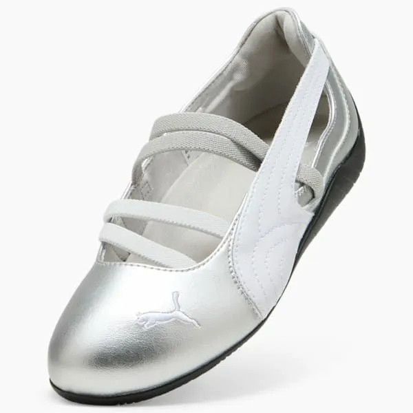 Puma Lifestyle Speedcat Ballet Metallic 039s Shoes Puma Silverpuma White 8211 Women