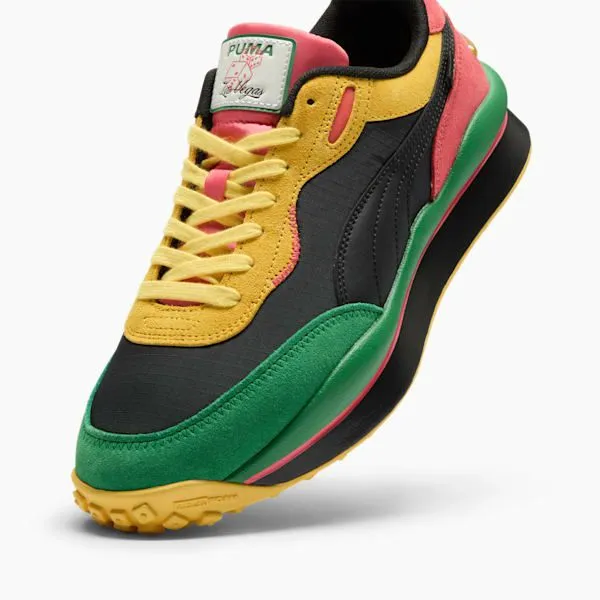 Puma Lifestyle Style Rider Las Vegas Sneakers Puma Blackpeach Frostsunny Yellow 8211 Women Puma Lifestyle Style Rider Las Vegas Sneakers Puma Blackpeach Frostsunny Yellow 8211 Women