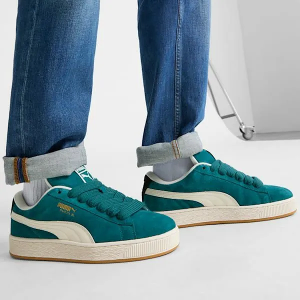 Puma Lifestyle Suede XL Levels Sneakers Cold Greenfrosted Ivorypuma Black 8211 Men