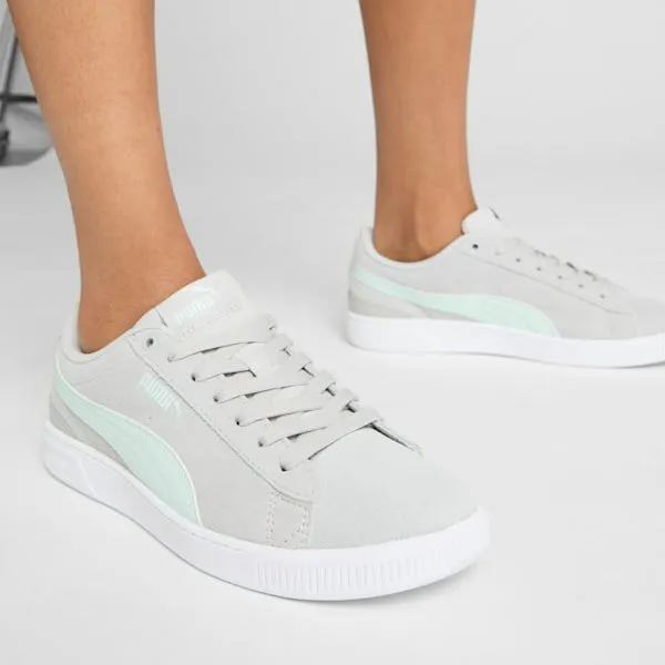 Puma Lifestyle Vikky V3 039s Sneakers Cool Light Graypeaceful Bluepuma White 8211 Women
