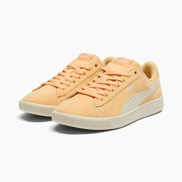 Puma Lifestyle Vikky V3 039s Wide Sneakers Almost Apricotalpine Snow 8211 Women