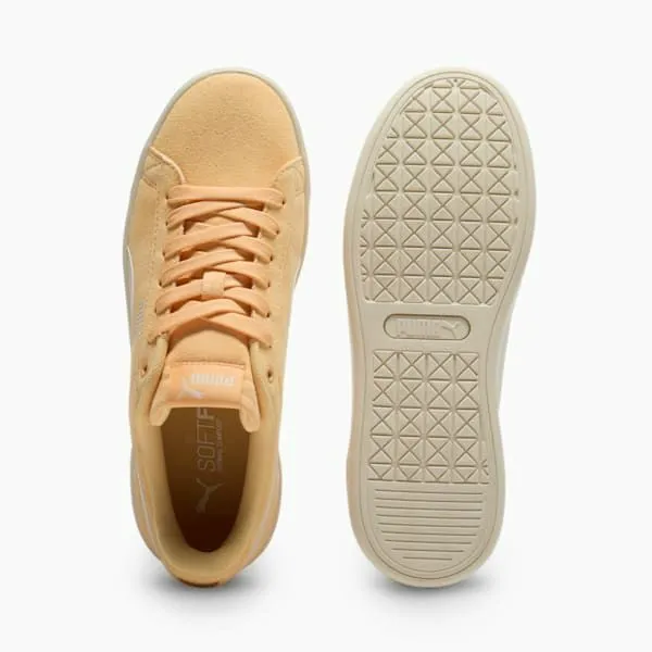 Puma Lifestyle Vikky V3 039s Wide Sneakers Almost Apricotalpine Snow 8211 Women